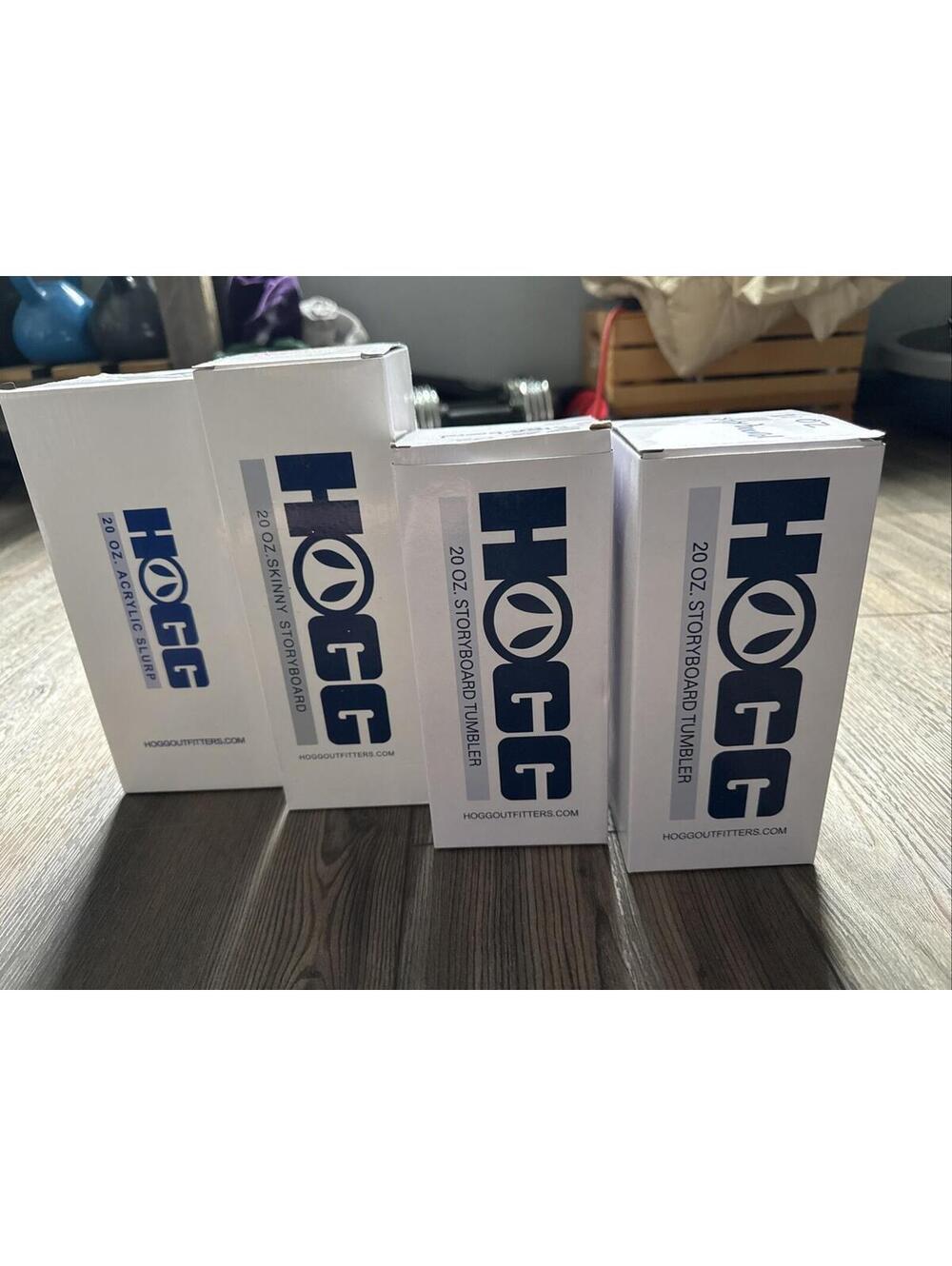 Hogg 20oz Storyboard Tumblers Acrylic Slurp Tumbler NIB Set Of 5